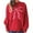 Red, variant on Fengactive Women's Cute Bow Print Loose Sweater Fall Long Sleeve Knit Crewneck Pullover Tops Home Daily Casual Outfits