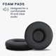 thumbnail image 3 of 2 Almohadillas de Repuesto Compatibles con So- MDR-XB450AP / XB550 / XB650 - Juego de Almohadillas para Auriculares - Negro, 3 of 5