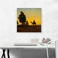 thumbnail image 2 of ARTCANVAS African Twilight Canvas Art Print by Ivan Fedorovich Choultse - Size: 18" x 18" (1.50" Deep), 2 of 9