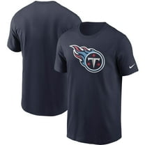 Men's Nike Navy Tennessee Titans Primetime Logo Essential T-Shirt