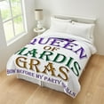 thumbnail image 3 of CafePress - Queen Of Mardis Gras - Queen Duvet, 3 of 4