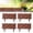A1_4pc Brown 7.08x16.92in, variant on ERTZAE Faux Stone Edging For Landscaping,1Pc Black 10.16X8.66In Stone Brick Garden Edging Border,Decorative Imitation Stone Garden Fence,Plastic Rocks For Landscaping,Artificial Stone Edging