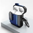 thumbnail image 4 of Duo Shield Secure Lock Designed For Apple AirPods Generation 1 & 2 With Hook, Blue/Black, 4 of 7