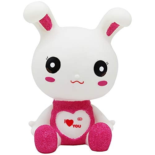 H&W Lovers Bunny hucha de monedas, hucha de conejo inastillable, hucha creativa, puede alm H&W H&W