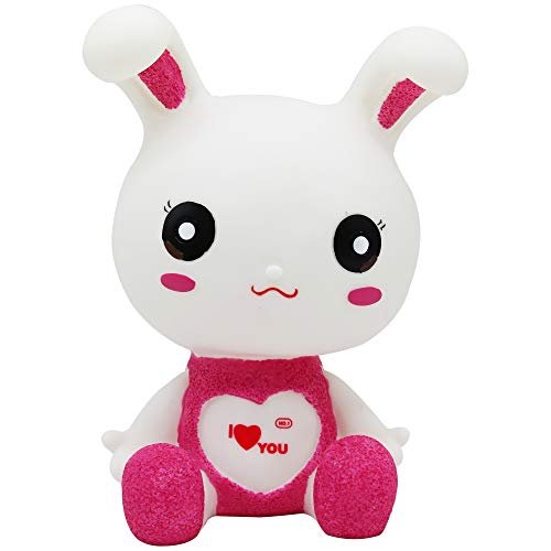 H&W Lovers Bunny hucha de monedas, hucha de conejo inastillable, hucha creativa, puede alm H&W H&W