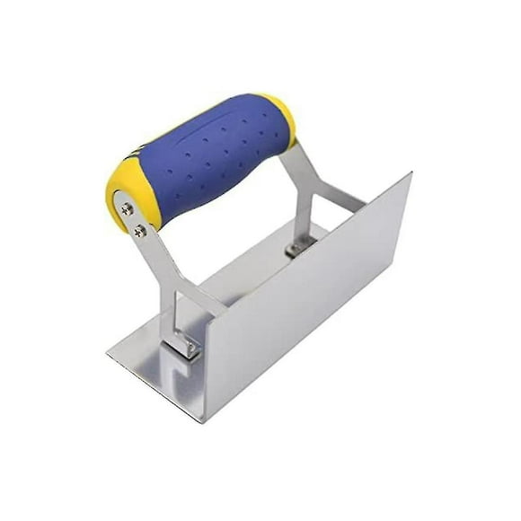 Drywall Corner Tool Concrete Edger, 6x2.5in Inside Corner Trowel Stainless Steel Sheetrock Corner Shaping Trowel Tool