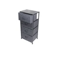 thumbnail image 3 of Nola Home Dresser Organizer, Fabric Drawer Storage Tower, 4-Drawers, 3 of 5