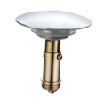 thumbnail image 2 of Tapón de lavabo Soledad accesorio de tapón a presión convertidor de bañera núcleo de cobre que rebota panel grande de Aleación para baño cocina, 2 of 10