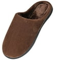 thumbnail image 7 of Lavra Women’s Memory Foam House Slippers Hard Bottom Bedroom Shoes Corduroy Faux Fur Lined, 7 of 7