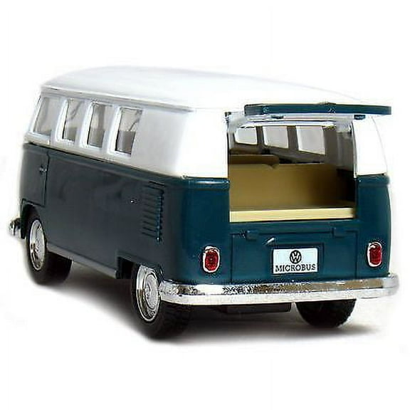 5" Kinsmart Classic 1962 Volkswagen Bus Van Diecast Model Toy 1:32 VW- Green