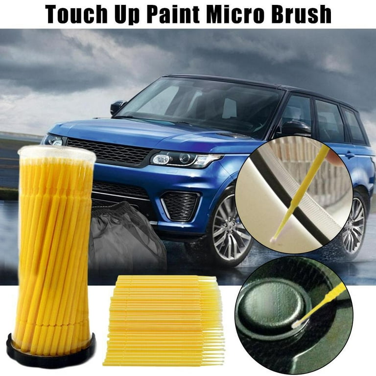 Touch Up Paint Micro Brush - 100 Brushes - Small Tip S 1.0mm Car  Accessories 