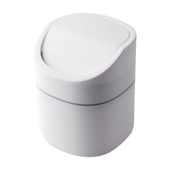 Rubbish Bags Mini Desktops Covered Kitchen Living Room Can for Sundries Storage Flip Design Buckets - Convenient and Stylish Solution