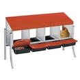 thumbnail image 2 of EDTara Metal Chicken Nesting Box Provides Sturdy Galvanized Steel Build and a Convenient Removable Roll-Out Tray, Ensuring Easy Egg Gathering and Cleaning for Backyard or Farm Poultry Setups, 2 of 9