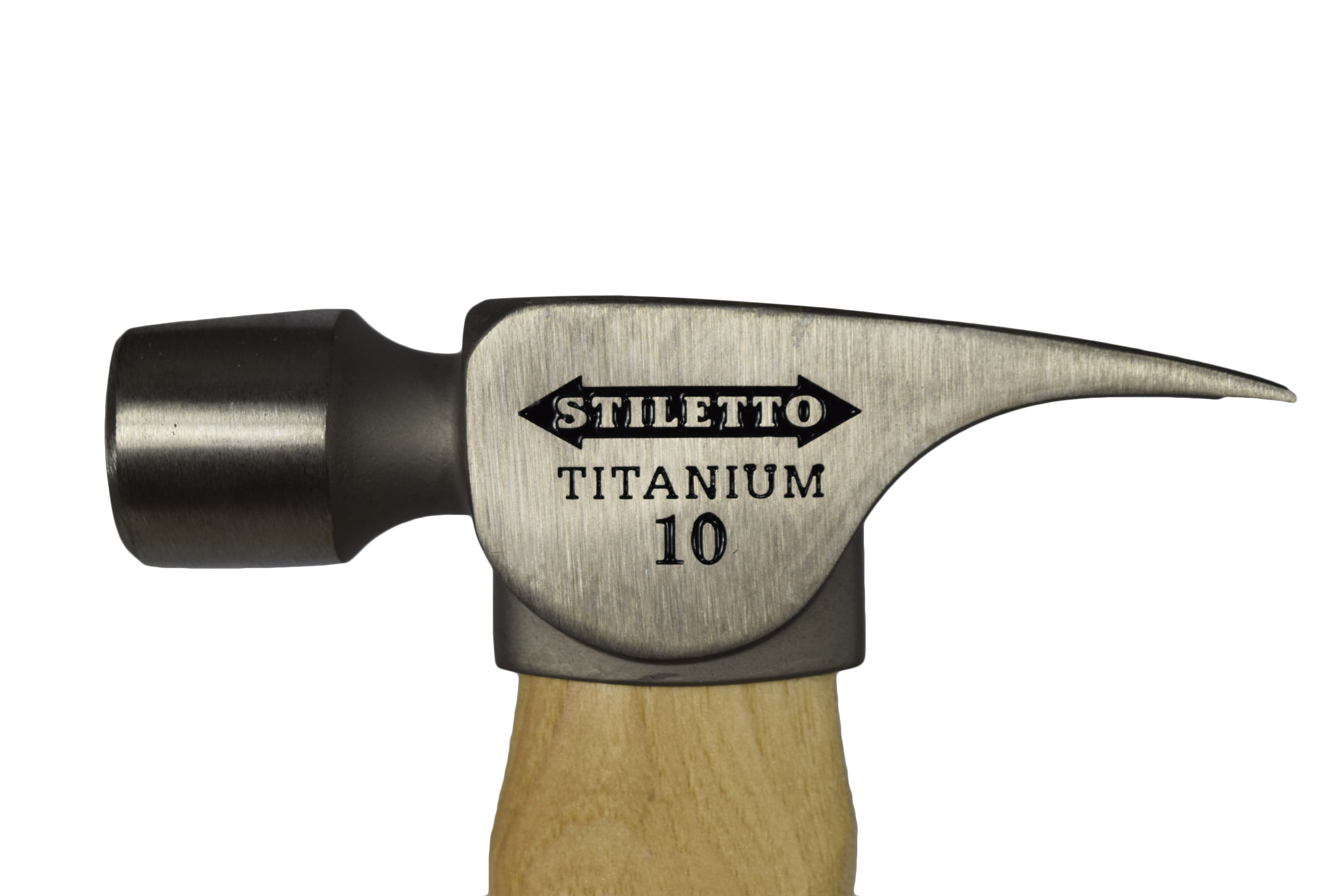 Stiletto FH10C Titanium Finish Hammer 10 Oz Hickory Handle