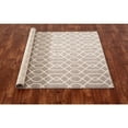 thumbnail image 5 of World Rug Gallery  Modern Trellis Pattern Area Rug Brown 5' x 7' 5' x 8', 6' Runner Indoor Living Room, Bedroom, Dining Room Rectangle Modern &, 5 of 5