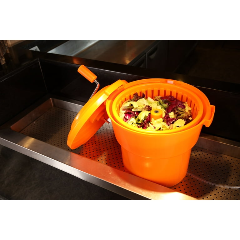 Chef Master 5 Gallon Plastic Salad Spinner / Dryer with Brake, #6920