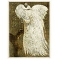 thumbnail image 2 of Hoytema, Theo van 25x32 Gold Ornate Wood Framed with Double Matting Museum Art Print Titled - White peacock on branch, 2 of 4