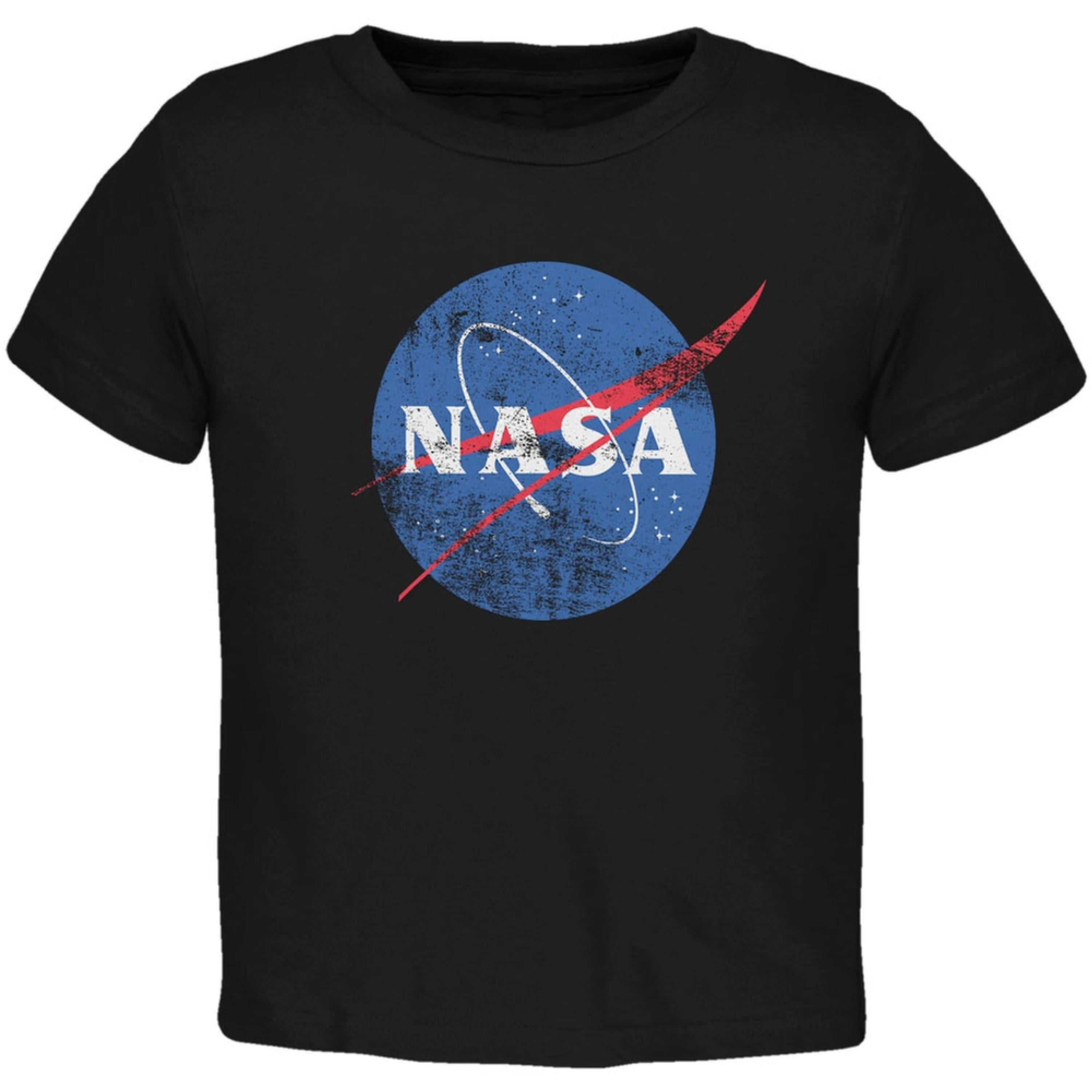 Old Glory - NASA Distressed Logo Black 