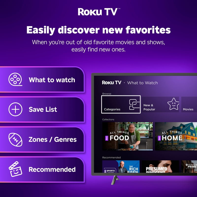 Hisense 50" Class 4K UHD LED LCD Roku Smart TV HDR R6 Series 50R6E3 gallery view