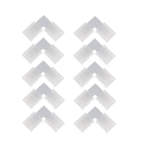 LEORX 10Pcs Led Clips For Strip Lights Abs Plastic Material