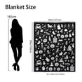 thumbnail image 3 of SUYOLL Halloween Hand Coloring DIY Blanket For Adults And Kids Creative Art Activity Blanket For Family Fun Soft Washable Throw For Home Holiday And Seasonal Use, 3 of 6