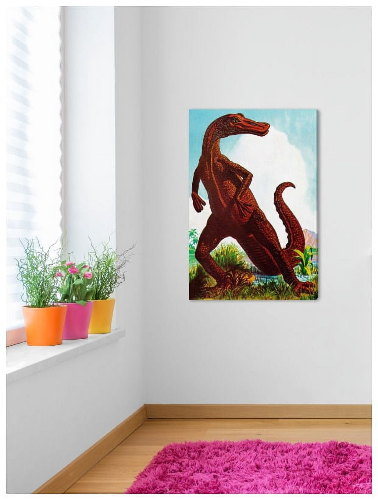 Marmont Hill "Dinosaur" by Curtis Painting Print on Canvas