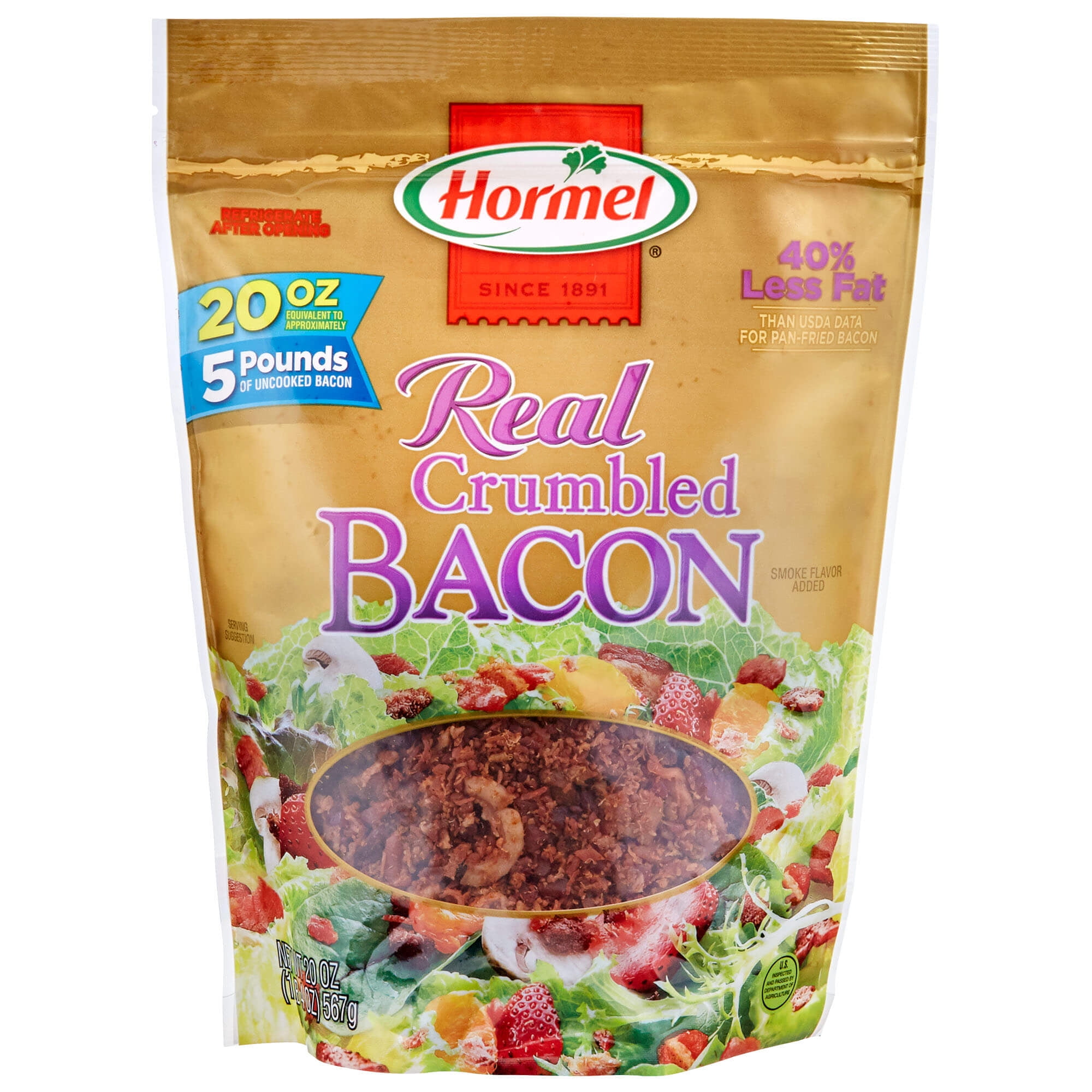 Hormel Real Crumbled Bacon, 20 Ounce Pouch