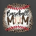 thumbnail image 2 of Baseball Mom Jaguar Print Sports Unisex Crewneck Graphic Sweatshirt, Charcoal, 3X-Large, 2 of 5