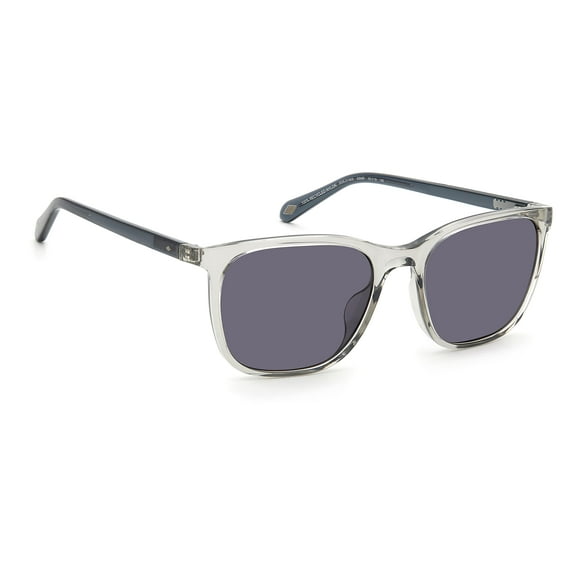 Fossil Lunettes de Soleil pour Hommes Style FOS 3130/G/S Rectangulaires, Noir/gris, 54mm, 20mm