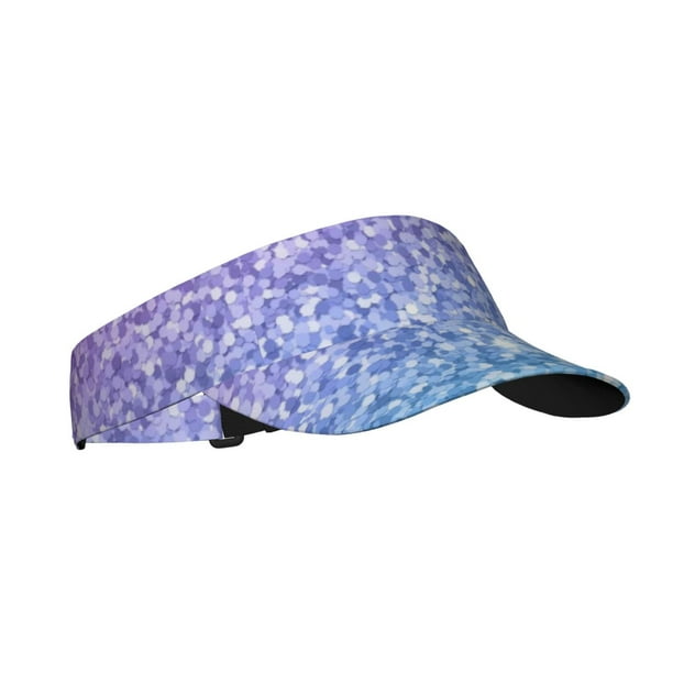 Balery Multicolor Glitter Gorra deportiva con visera ajustable para mujer y hombre (talla única)