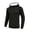 Black, variant on ZVNAΖH Men's Full Zip Hoodies Waffle Knit Hooded Sweatshirt with Zipper Pocket Athletic Jackets Fall Winter Outfits