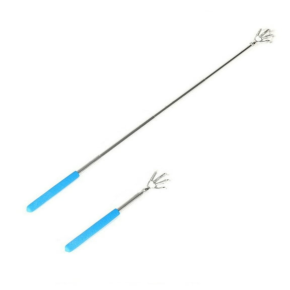 UKCOCO 2Pcs Hand Back Scratcher Massage Tool Telescopic Back Scratcher Zinc Alloy Random Color Adults Home Use