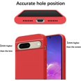 thumbnail image 6 of Compatible with Google Pixel 7A Case Shockproof, Ultra Slim Google Pixel 7A Phone Case Silicone Protective Cases Soft with Anti-Scratch Microfiber Lining (Red), 6 of 14