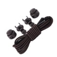 thumbnail image 4 of ZLight Easy No Tie Shoelaces Elastic Shoe Laces Running Jog Canvas Trainer Lock Coffee, 4 of 4
