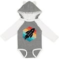 thumbnail image 3 of Inktastic Rocket Ship Retro Space Boys or Girls Long Sleeve Baby Bodysuit, 3 of 5