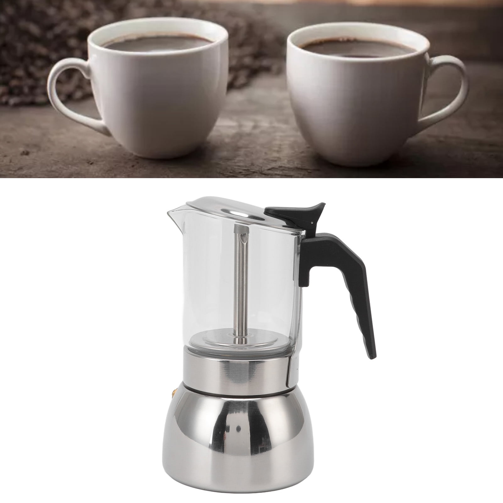 Espresso Cups Glass Stovetop Espresso Maker Glass Moka Pot