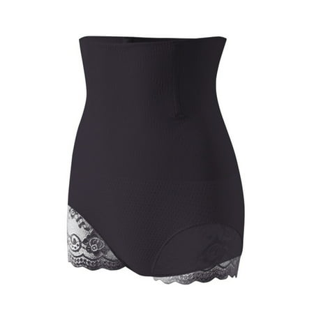 Vblhal Shapewear Tummy Control Underwear Mid High Waisted Lace Underpants Seamless Butt Lifting Panties Soft Comfort Panty Deals