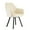 Velvet-Beige, variant on Furniliving Faux Linen Beige Mid Century Swivel Accent Chairs Modern Vanity Barrel Desk Chair