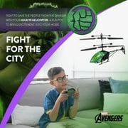 World Tech Toys Marvel Hulk Mini 2 Channel IR RC Helicopter with USB Charger