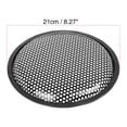 thumbnail image 3 of Cubierta Protectora Rejilla Gofre Negra Metal Subwoofer Altavoz Coche 8 Pulgadas, 3 of 7
