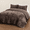 Brown-Full/Queen (90"x90"), variant on Brown Full/Queen (90"x90") Striped Soft Lightweight Bedspread Coverlet