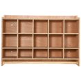 thumbnail image 1 of Kojooin Classroom Coat Locker with Cubbies, Double-Sided Hooks, Casters and Storage Boxes for Classroom or Playroom, 1 of 8