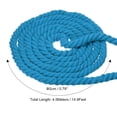 thumbnail image 2 of Cuerda de tira y afloja de 15 pies de Uxcell para adultos y adolescentes, cuerda de algodón trenzada natural de 3 hebras con bandera azul, 2 of 7