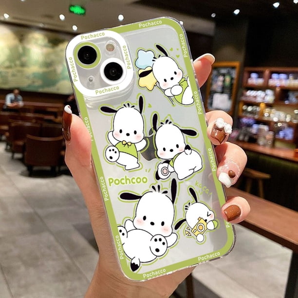 Bonita funda de teléfono de silicona con dibujos animados de Sanrio Kuromi Mymelody para IPhone 14 13 12 Mini 11 Pro Max X XR XS 7 8, funda blanda transparente xuanjing unisex