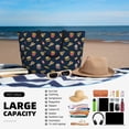 thumbnail image 5 of Xecao Fast Food for versatile beach bag for women includes zipper pockets and waterproof material, ideal for vacations and adventures., 5 of 7