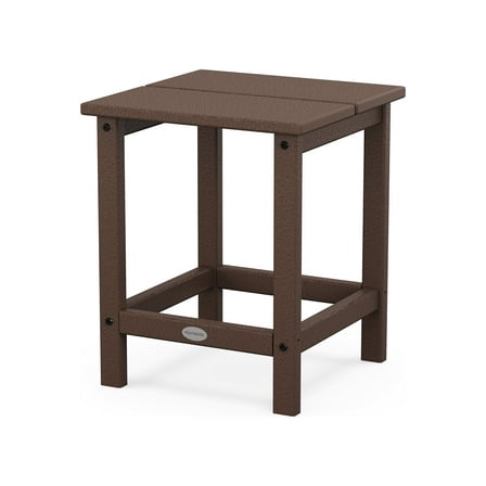 POLYWOOD Studio Square Side Table in Mahogany