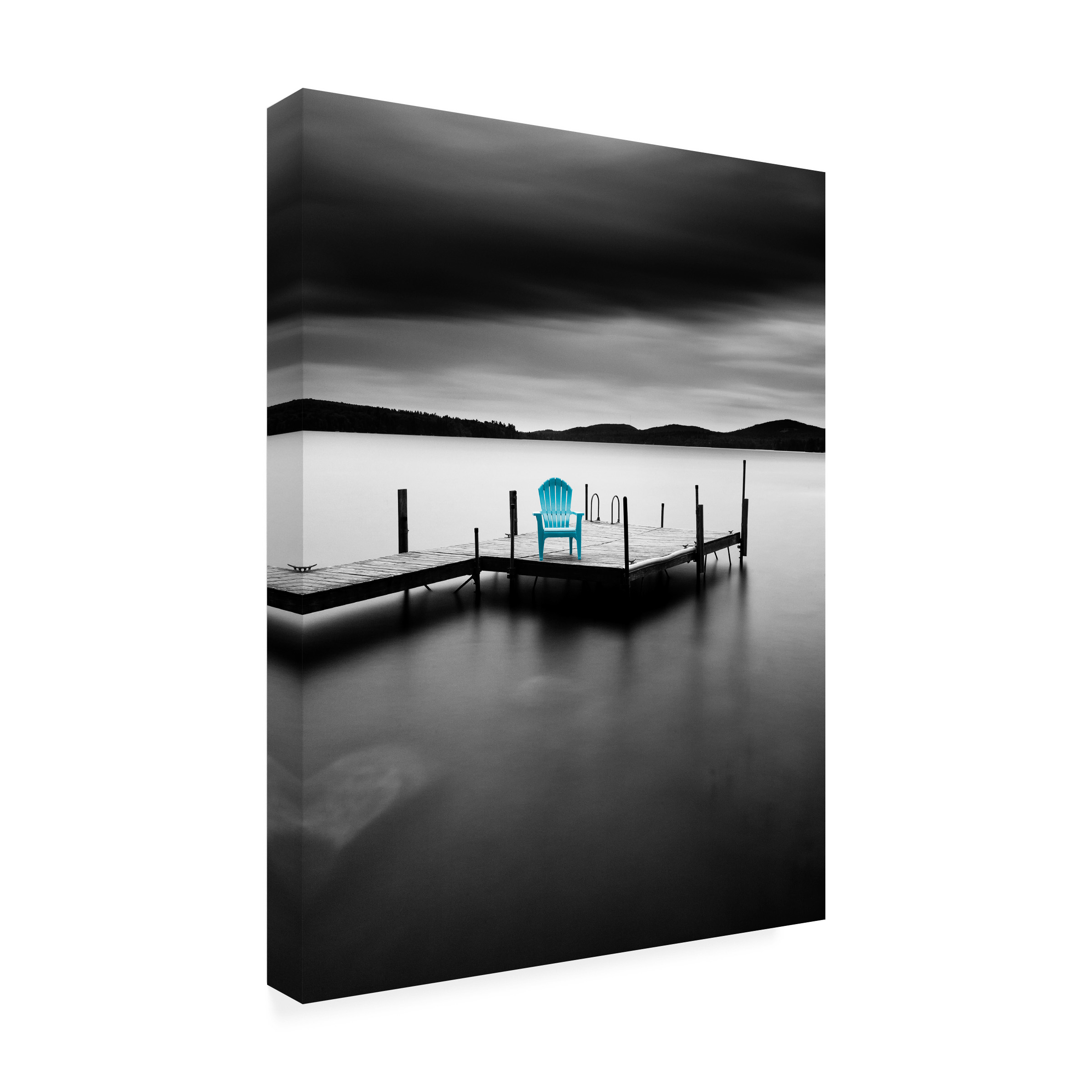 Trademark Fine Art 'A Blue Spot' Canvas Art by Geoffrey Ansel Agrons