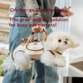 thumbnail image 5 of Hands Free Dog Shoulder Carrier, Portable Breathable Pet Backpack with Vest Straps, Front Carry Sling Bag for Small Dogs Cats, for Travel & Hiking, Yin-05, 5 of 8