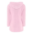 thumbnail image 5 of YunPes Fleece Pullover Hoodie for Girls Oversized Solid Long Sleeve Fuzzy Hooded Sweatshirt Teen Winter Warm Casual Sweater, 5 of 5