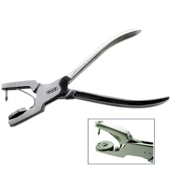 Watch Band Pliers Punch Tool Leather open Belt Hole Cutter 5 Sizes Professional